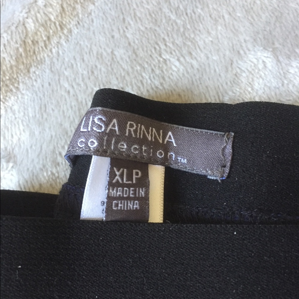 Lisa Rinna  Navy Pants/Leggings XLP - Picture 5 of 6